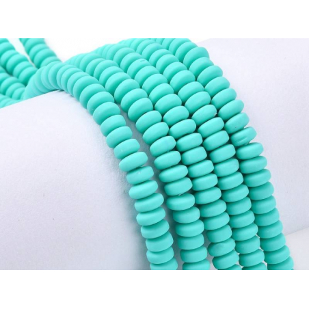 Acheter Boite de perles heishi épaisses 6 mm - Turquoise foncé - 3,49 € en ligne sur La Petite Epicerie - Loisirs créatifs