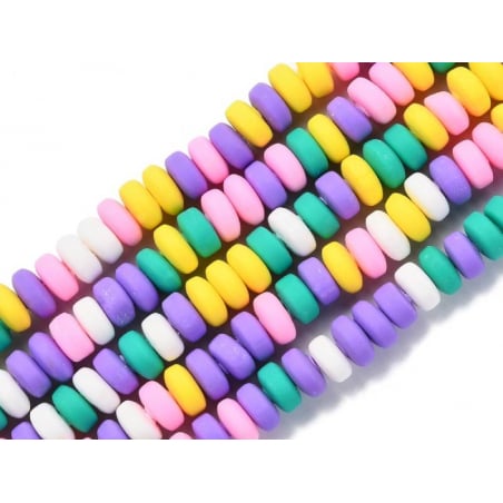 Acheter Boite de perles heishi épaisses 6 mm - Mix de couleurs - 3,49 € en ligne sur La Petite Epicerie - Loisirs créatifs