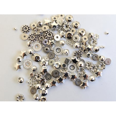 Acheter Mix de perles intercalaires rondelles heishi - Argent - 12 g - 3,99 € en ligne sur La Petite Epicerie - Loisirs créatifs