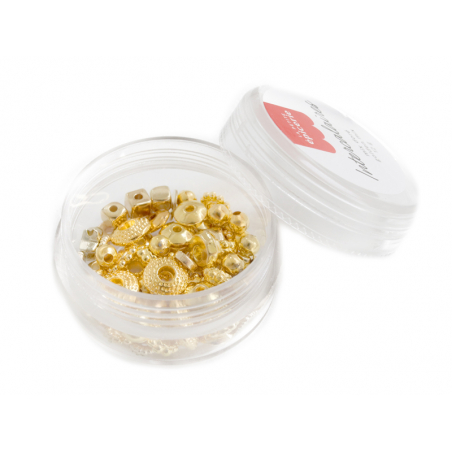 Acheter Mix de perles intercalaires rondelles heishi - Doré - 12 g - 3,99 € en ligne sur La Petite Epicerie - Loisirs créatifs