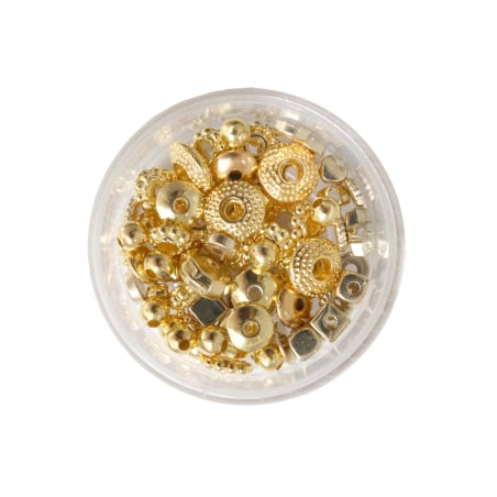 Acheter Mix de perles intercalaires rondelles heishi - Doré - 12 g - 3,99 € en ligne sur La Petite Epicerie - Loisirs créatifs