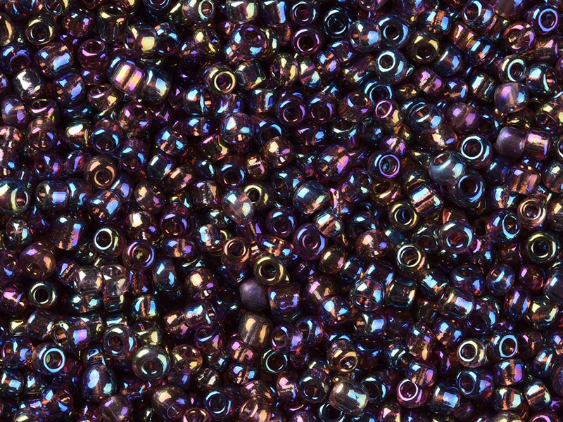 Acheter Tube de 350 perles transparentes à inclusions colorées - violet parme - 0,99 € en ligne sur La Petite Epicerie - Lois...