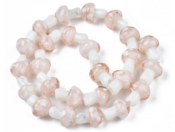 Acheter Perle champignon - Rose et blanc - 0,49 € en ligne sur La Petite Epicerie - Loisirs créatifs