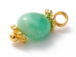 Acheter Breloque de jade d'Australie naturelle - 0,79 € en ligne sur La Petite Epicerie - Loisirs créatifs