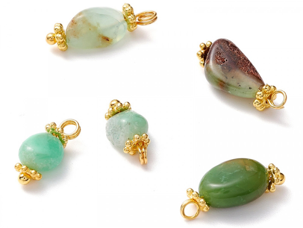Acheter Breloque de jade d'Australie naturelle - 0,79 € en ligne sur La Petite Epicerie - Loisirs créatifs