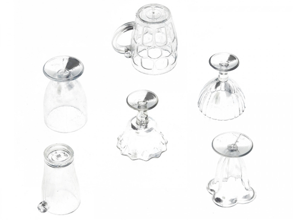 Acheter Lot de 6 gobelets différents miniatures en plastique - 1,49 € en ligne sur La Petite Epicerie - Loisirs créatifs