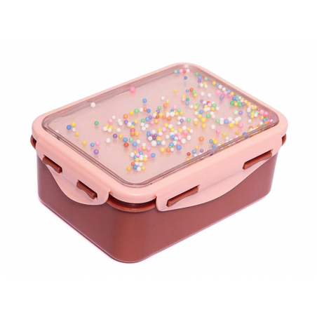 Acheter Lunch box rose et billes multicolores - 16,19 € en ligne sur La Petite Epicerie - Loisirs créatifs