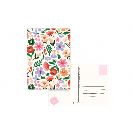 Acheter Carte postale motif floral - Saint Valentin - 1,99 € en ligne sur La Petite Epicerie - Loisirs créatifs