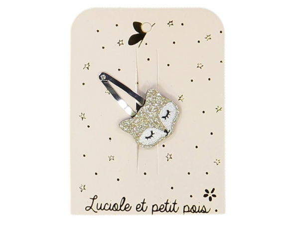 Acheter Barrette renard - Glitter or - 4,99 € en ligne sur La Petite Epicerie - Loisirs créatifs
