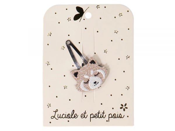 Acheter Barrette panda roux - Glitter rose - 4,99 € en ligne sur La Petite Epicerie - Loisirs créatifs
