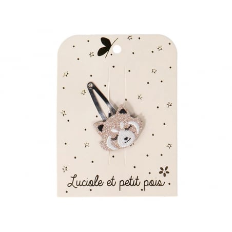 Acheter Barrette panda roux - Glitter rose - 4,99 € en ligne sur La Petite Epicerie - Loisirs créatifs