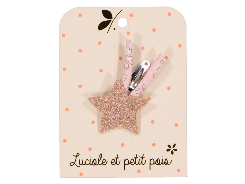 Acheter Barrette étoile filante - Glitter rose - 4,99 € en ligne sur La Petite Epicerie - Loisirs créatifs