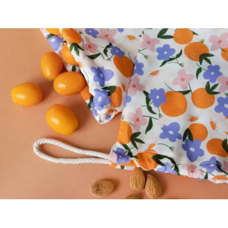Acheter Kit MKMI - Mes 3 pochons vrac à coudre tissu mandarine - 22,99 € en ligne sur La Petite Epicerie - Loisirs créatifs