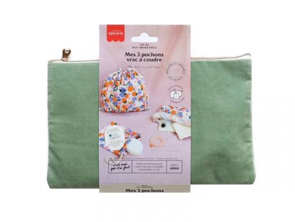 Acheter Kit MKMI - Mes 3 pochons vrac à coudre tissu mandarine - 22,99 € en ligne sur La Petite Epicerie - Loisirs créatifs Acheter Kit MKMI - Mes 3 pochons vrac à coudre tissu mandarine - 22,99 € en ligne sur La Petite Epicerie - Loisirs créatifs