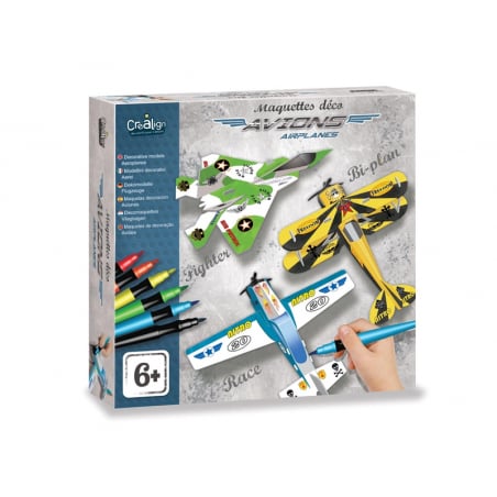 Acheter Maquettes déco "Avions" - 19,59 € en ligne sur La Petite Epicerie - Loisirs créatifs