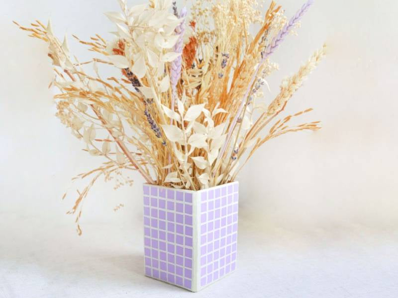 Mon vase en mosaïque