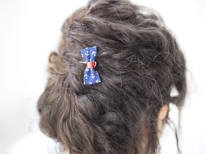 Les barrettes noeuds