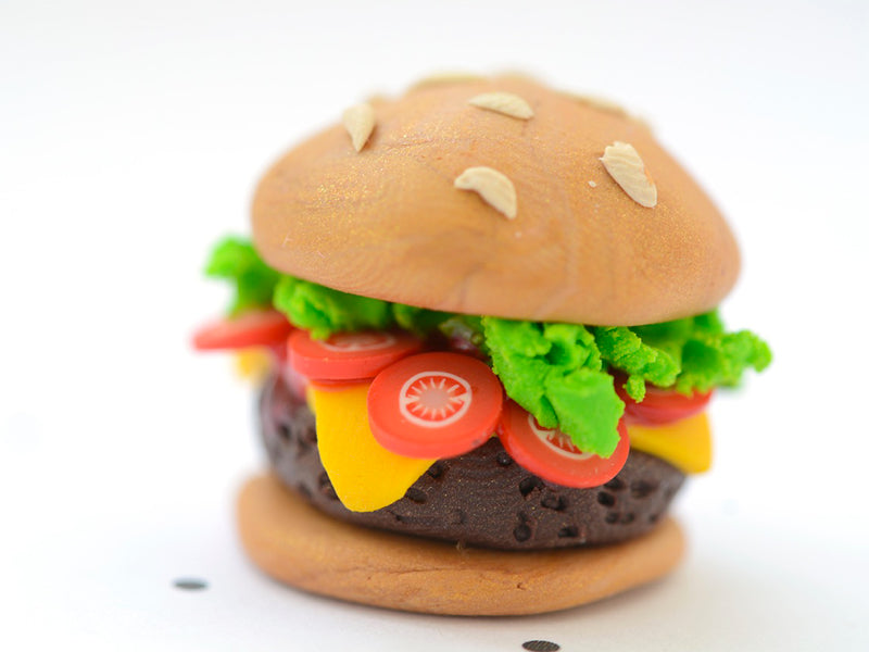 bijou fimo : le burger