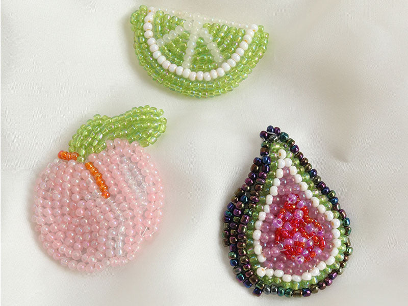 Mes broches en broderie Lunéville