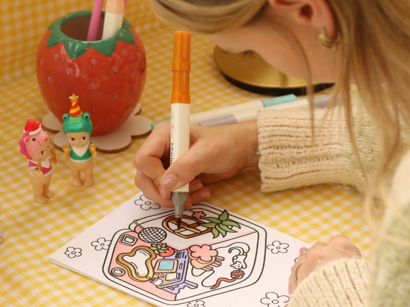 Mon carnet de coloriage détente