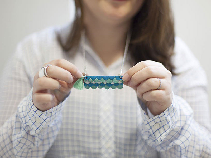 Le collier en écailles de sirène