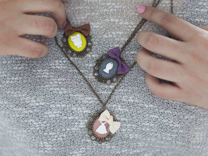 Le collier pendentif camée