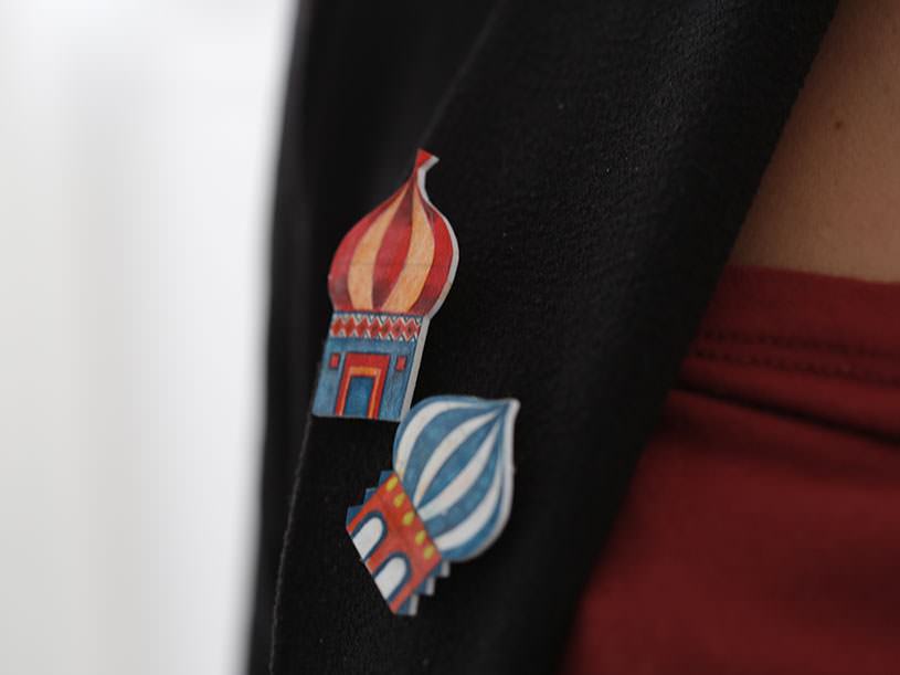 Les broches Kremlin de Moscou