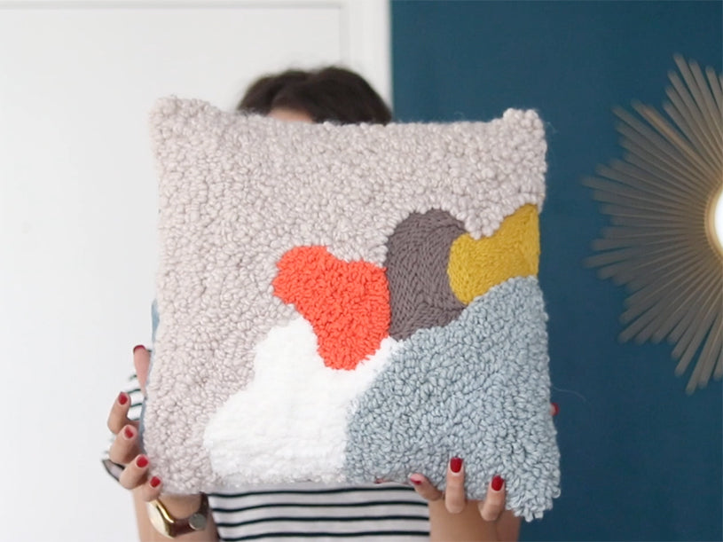 Le coussin en Punch Needle
