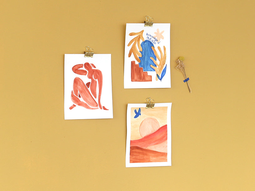 Les peintures aquarelle