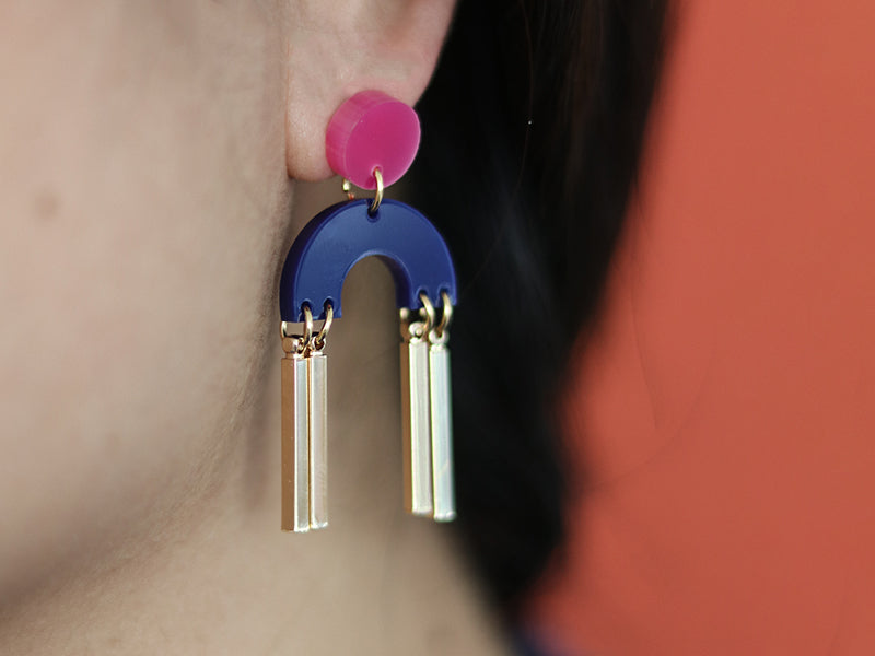 Les boucles d'oreilles "Pétillante"