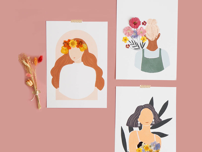 Les affiches fleuries