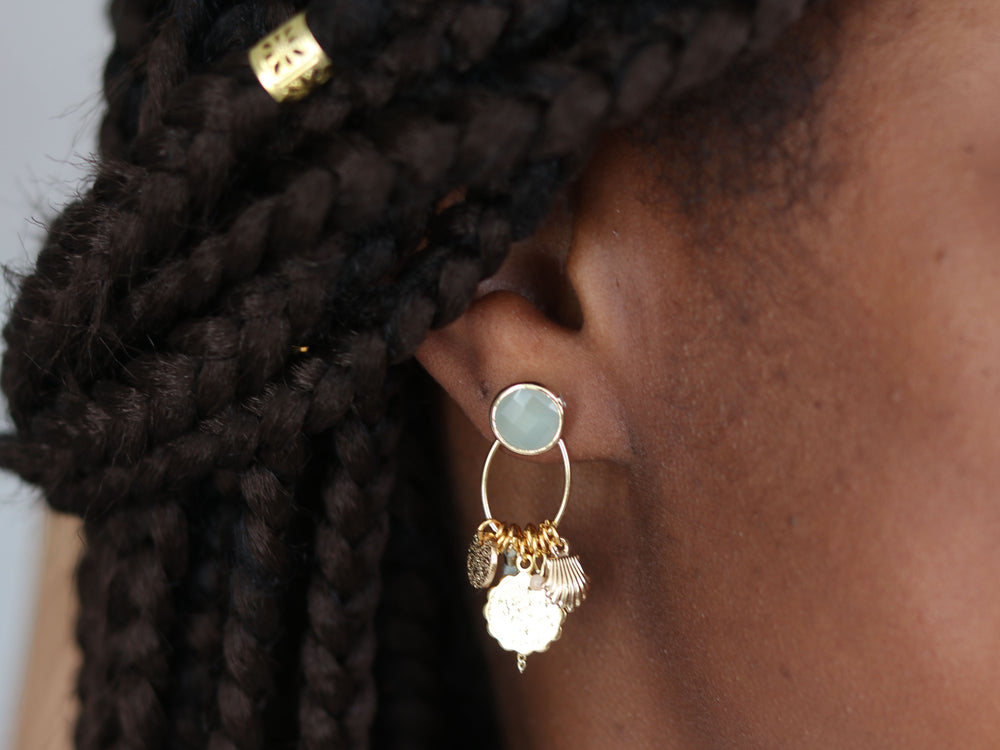 Les boucles d'oreilles astro