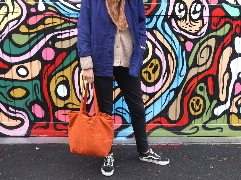 Le tote bag en double gaze