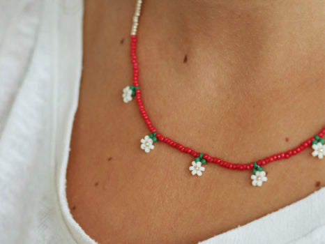 Mes bijoux en perles de rocailles - Le collier