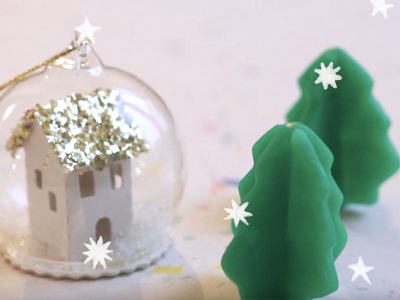 Les sapins en pâte Fimo
