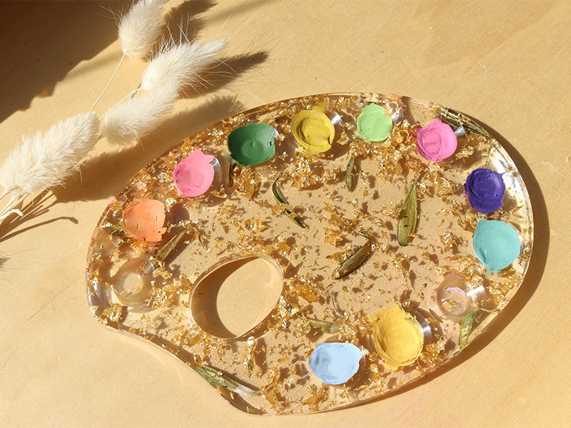 Ma palette de peinture en résine