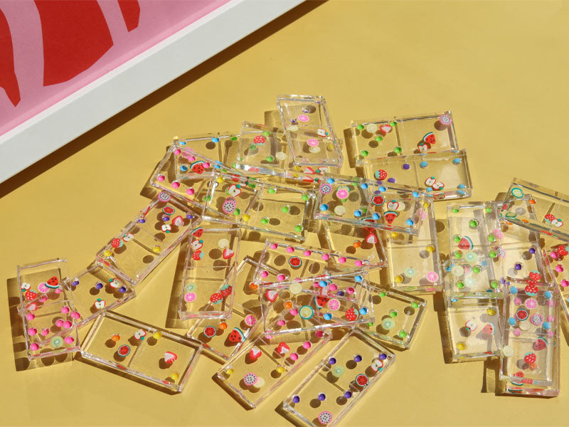 Mon jeu de dominos en résine