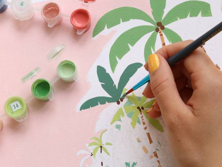 Découvrez la peinture par numéro avec la gamme Petit Pinceau