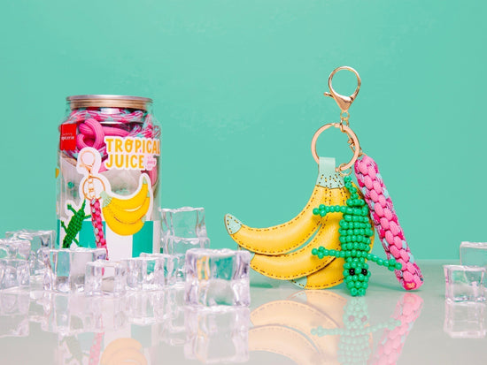 Kit Canette Bag Charm Pshiiit : Réalisez votre porte clé Tropical Juice