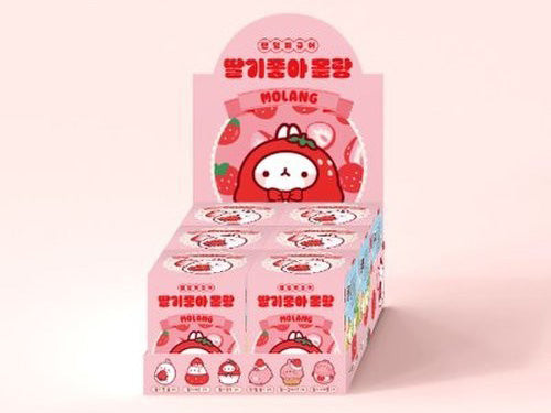 Boîte à figurines aléatoires Molang adore les fraises