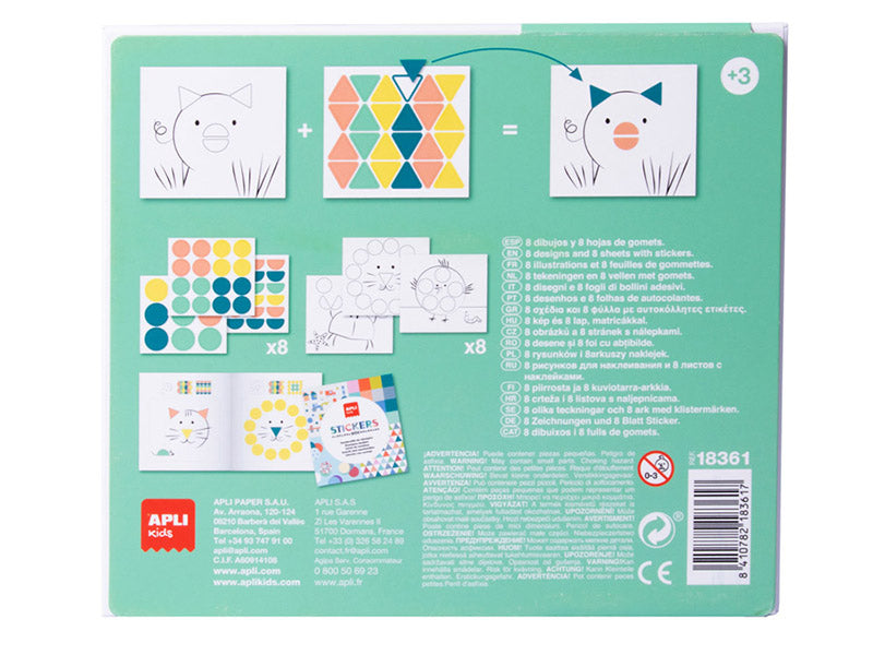Achat Jeu de gommettes animaux