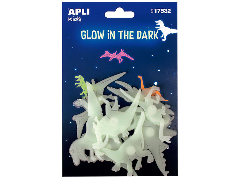 Achat Pochette de 9 stickers dinosaures phosphorescents