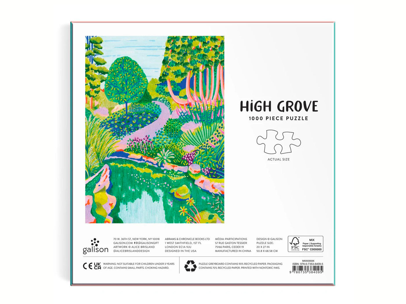 achat Puzzle High Grove 1000 Pièces - Galison