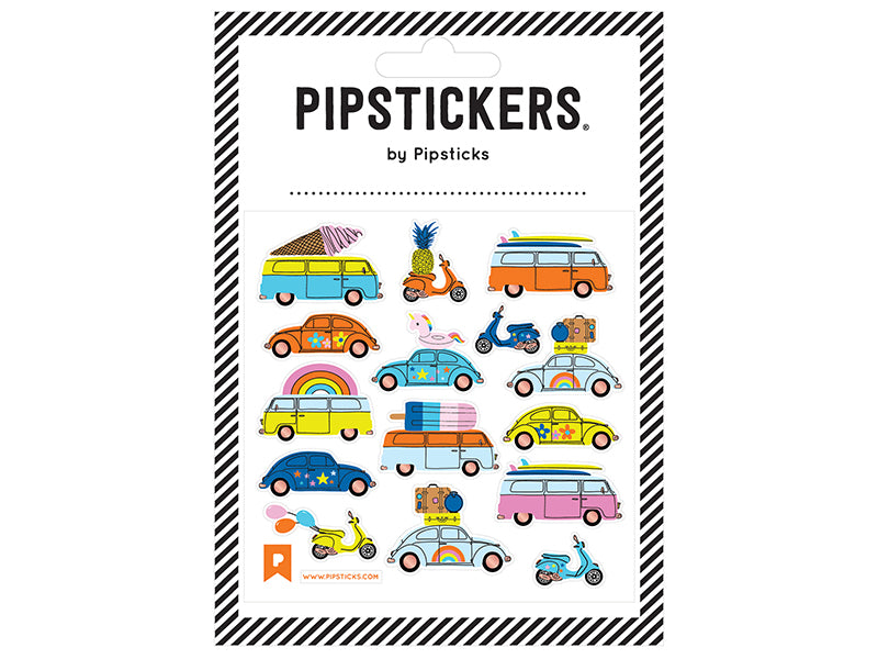 Achat Stickers envie de voyages - véhicules "wanderlust" - Pipsticks
