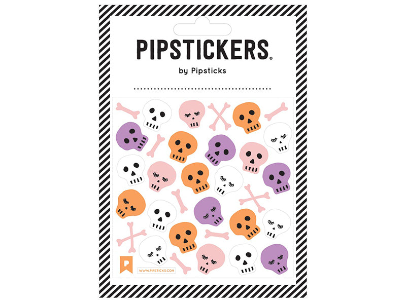 Achat Stickers Halloween tête de mort en feutrine - Pipsticks