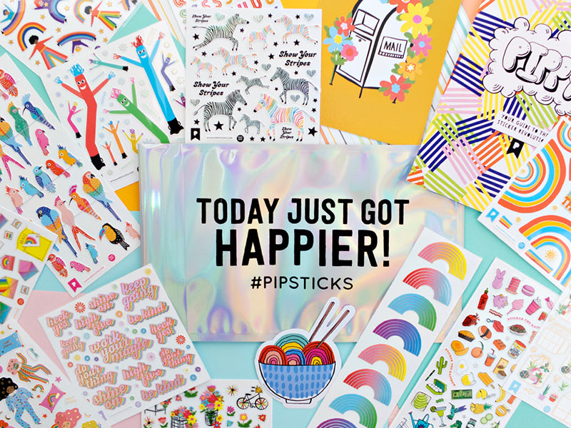 achat Stickers minis Arc-en-ciel - Pipsticks