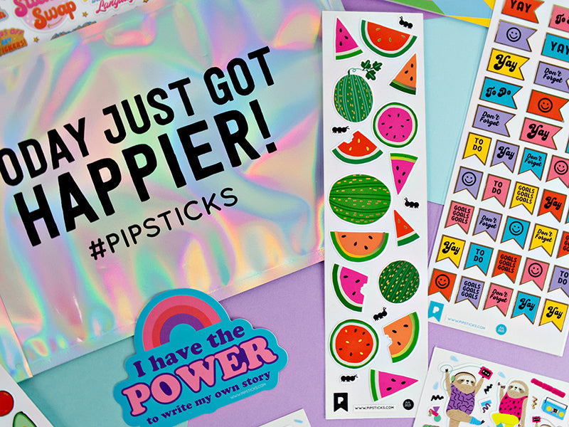 achat Stickers Pastèques - Une tranche d'été - Pipsticks