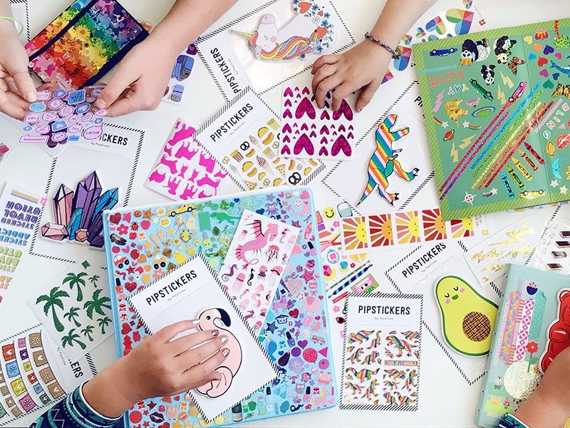 achat Stickers Fournitures scolaires "back to school" - Pipsticks
