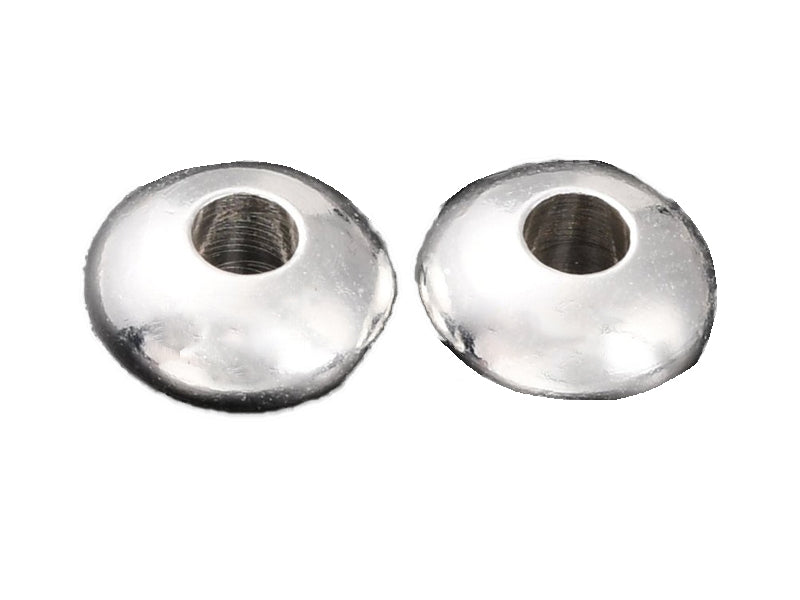 Achat Lot de 20 perles intercalaires rondelles en laiton - Flash argent 925