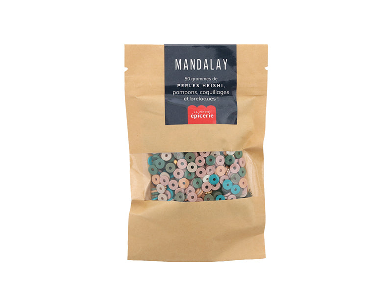 Achat Mélange de perles heishi et de breloques - Mandalay